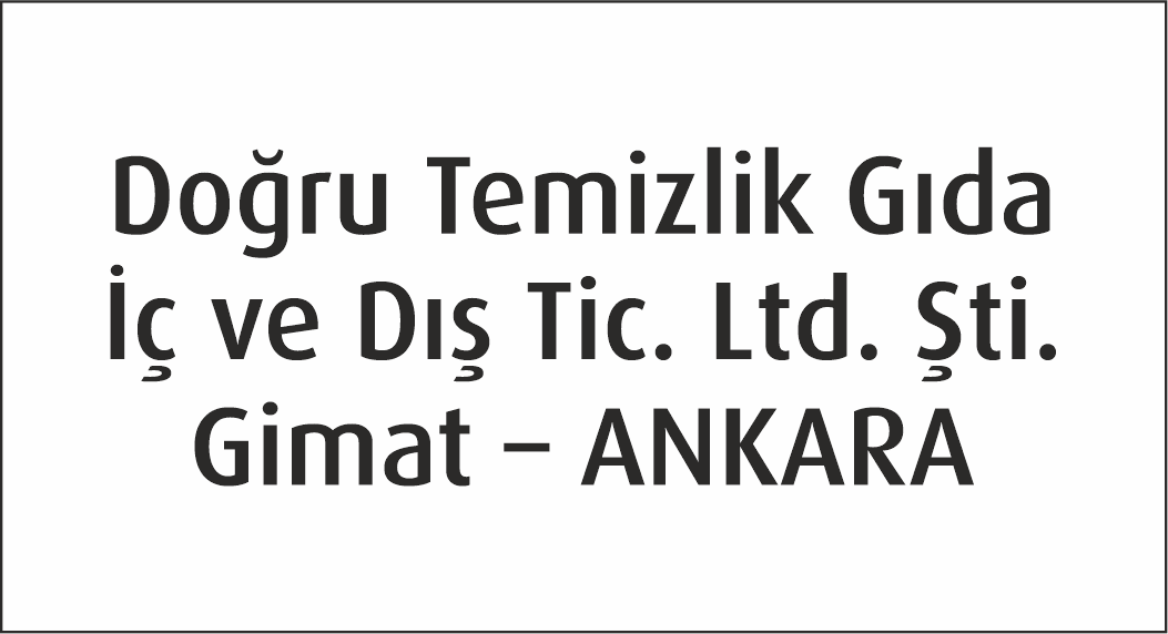 Doğru Temizlik Gıda İç ve Dış Tic. Ltd. Şti. ? Gimat ? ANKARA